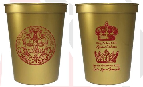 Krewe of Camelot Stadium Cups (per dozen)
